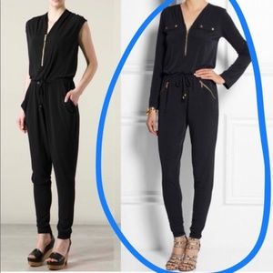 Michael Kors Black Long-Sleeved Jumpsuit XS